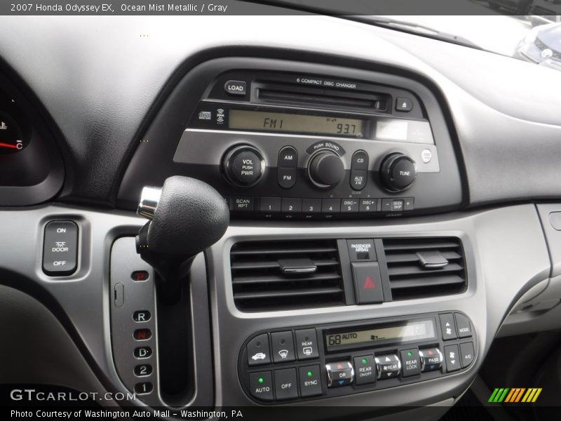Ocean Mist Metallic / Gray 2007 Honda Odyssey EX
