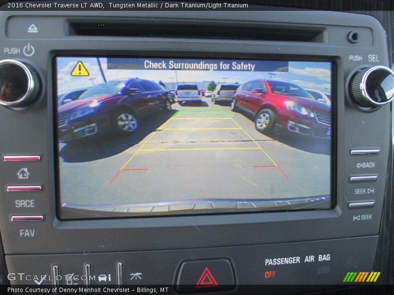 Tungsten Metallic / Dark Titanium/Light Titanium 2016 Chevrolet Traverse LT AWD