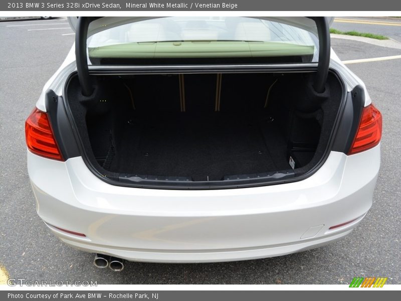 Mineral White Metallic / Venetian Beige 2013 BMW 3 Series 328i xDrive Sedan