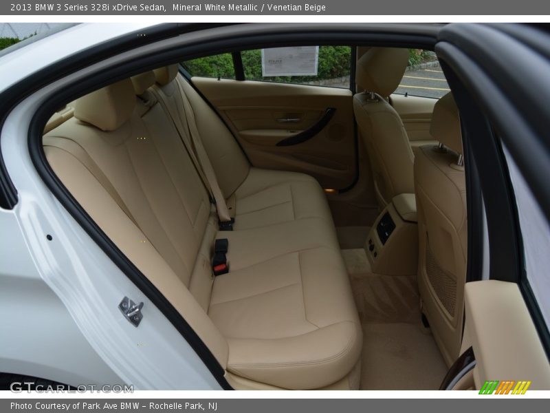 Mineral White Metallic / Venetian Beige 2013 BMW 3 Series 328i xDrive Sedan