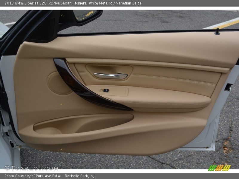 Mineral White Metallic / Venetian Beige 2013 BMW 3 Series 328i xDrive Sedan