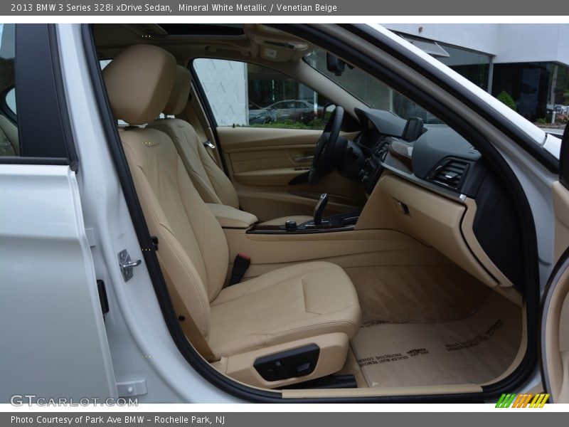 Mineral White Metallic / Venetian Beige 2013 BMW 3 Series 328i xDrive Sedan