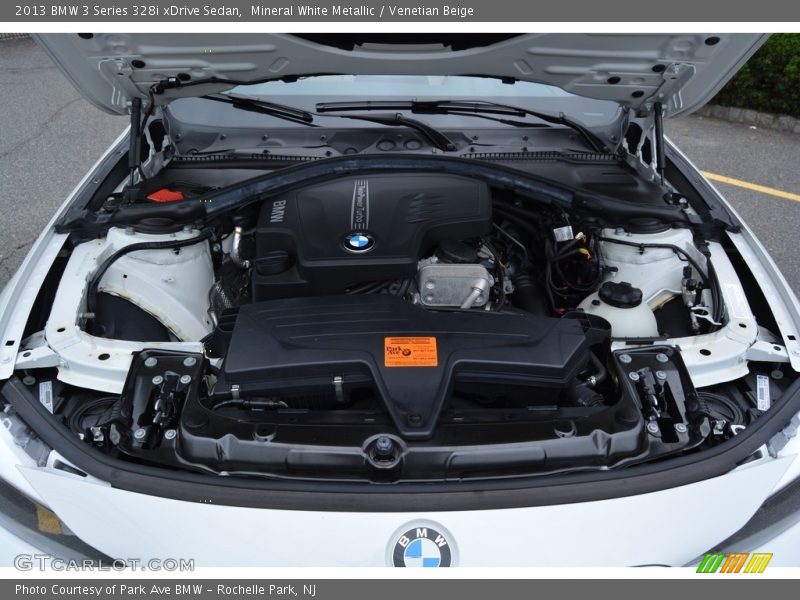 Mineral White Metallic / Venetian Beige 2013 BMW 3 Series 328i xDrive Sedan