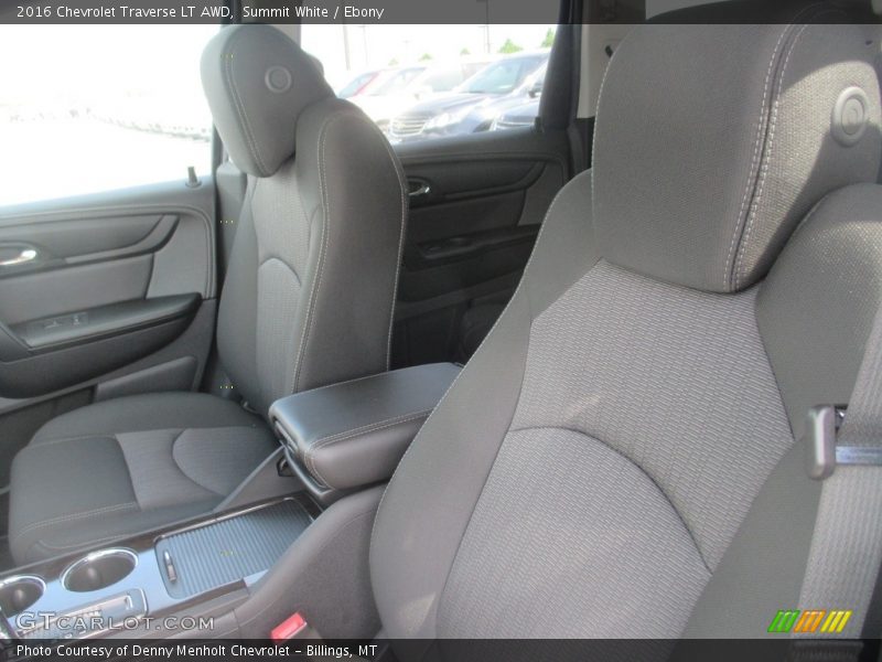 Summit White / Ebony 2016 Chevrolet Traverse LT AWD