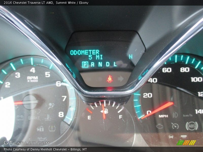 Summit White / Ebony 2016 Chevrolet Traverse LT AWD