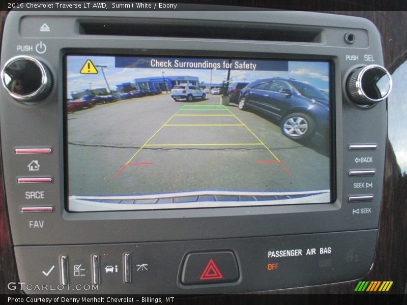 Summit White / Ebony 2016 Chevrolet Traverse LT AWD