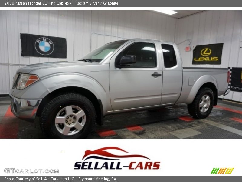 Radiant Silver / Graphite 2008 Nissan Frontier SE King Cab 4x4
