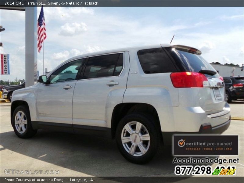 Silver Sky Metallic / Jet Black 2014 GMC Terrain SLE