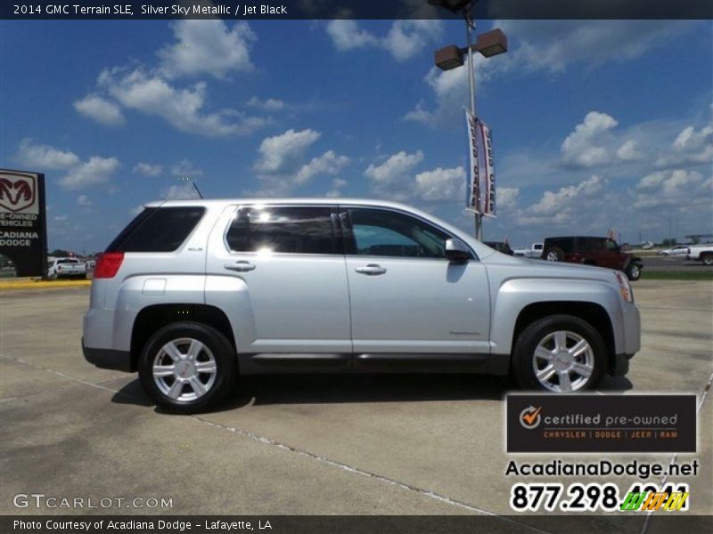 Silver Sky Metallic / Jet Black 2014 GMC Terrain SLE