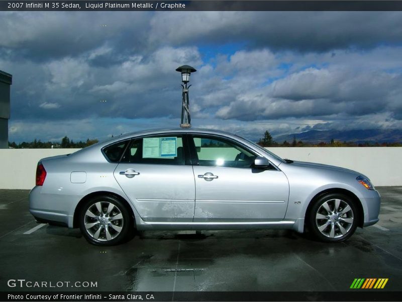 Liquid Platinum Metallic / Graphite 2007 Infiniti M 35 Sedan