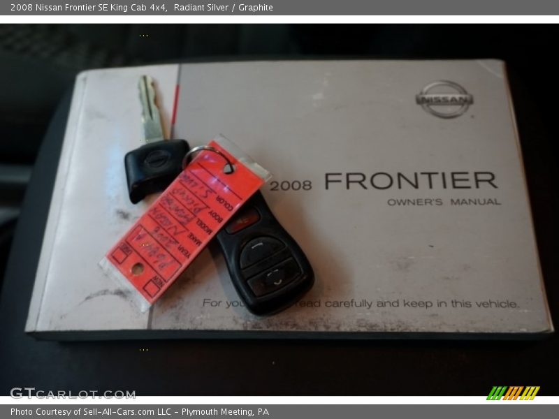 Radiant Silver / Graphite 2008 Nissan Frontier SE King Cab 4x4