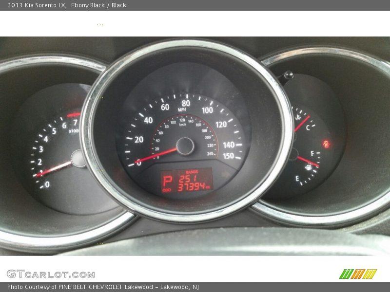 Ebony Black / Black 2013 Kia Sorento LX