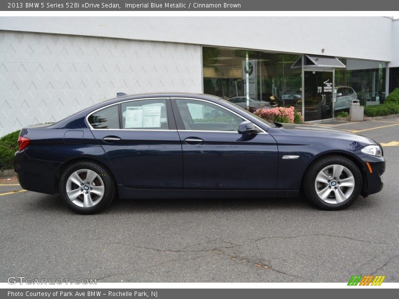 Imperial Blue Metallic / Cinnamon Brown 2013 BMW 5 Series 528i xDrive Sedan