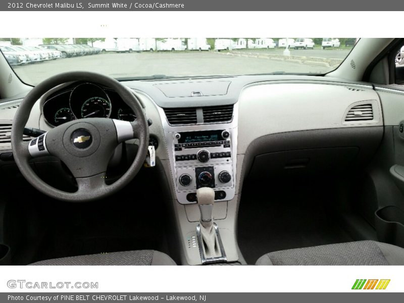 Summit White / Cocoa/Cashmere 2012 Chevrolet Malibu LS