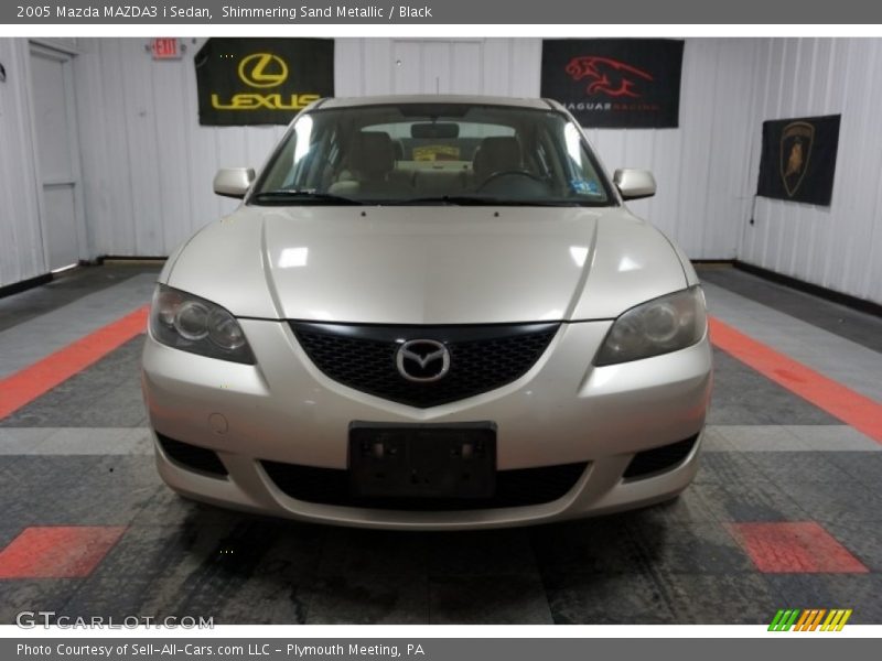 Shimmering Sand Metallic / Black 2005 Mazda MAZDA3 i Sedan