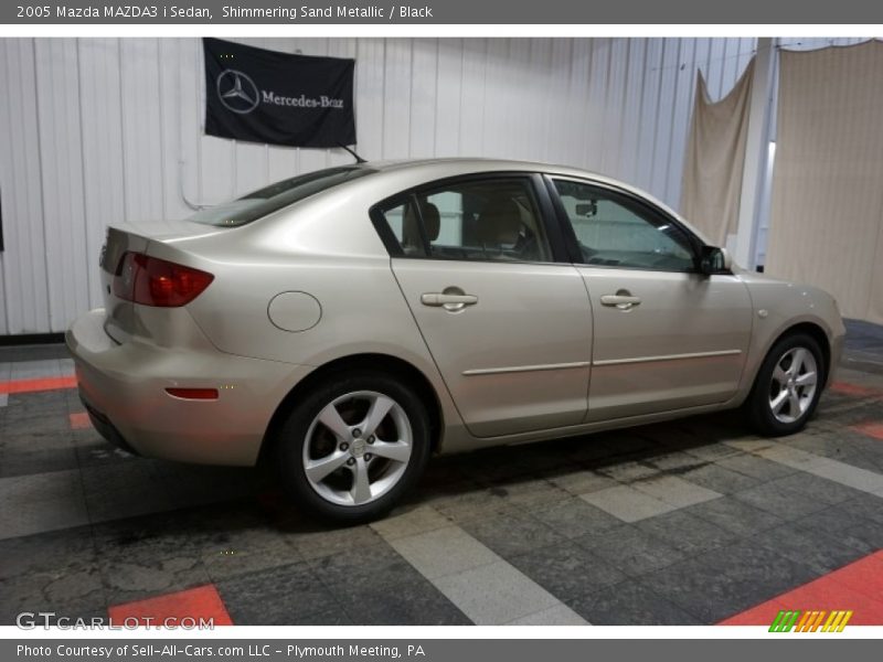 Shimmering Sand Metallic / Black 2005 Mazda MAZDA3 i Sedan