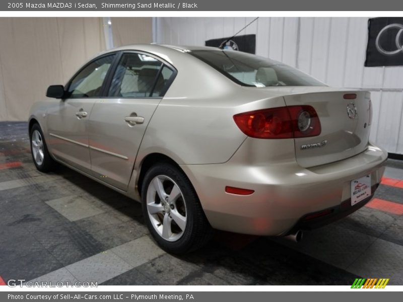 Shimmering Sand Metallic / Black 2005 Mazda MAZDA3 i Sedan