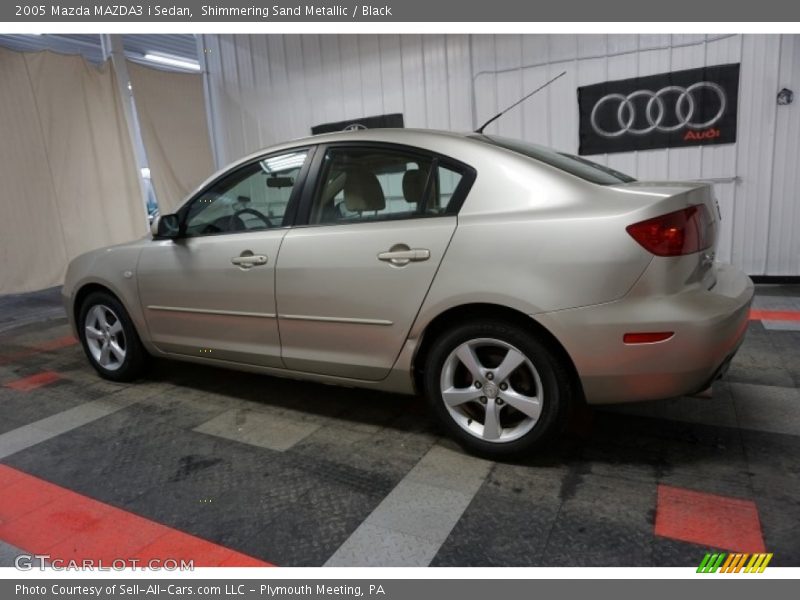 Shimmering Sand Metallic / Black 2005 Mazda MAZDA3 i Sedan