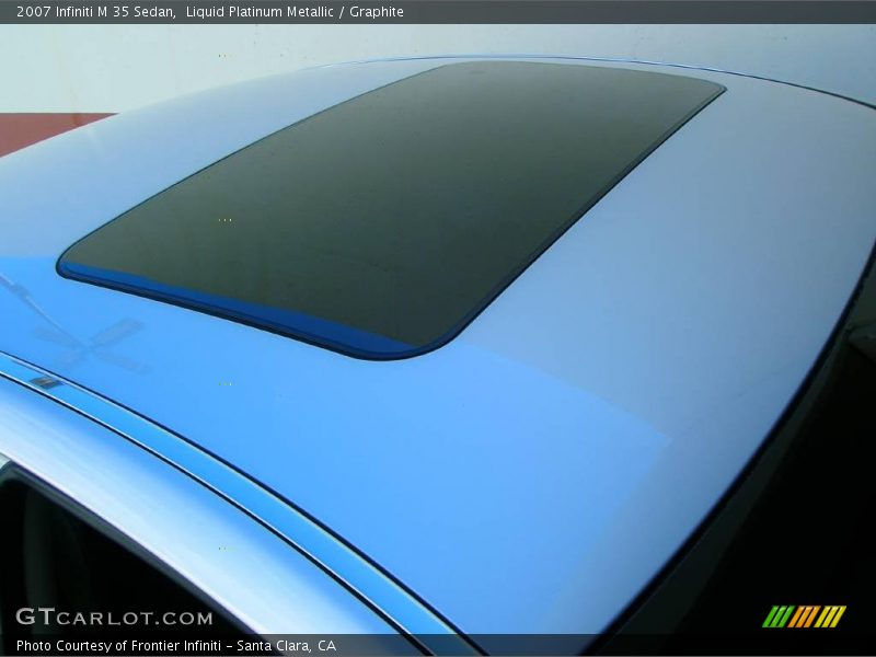 Liquid Platinum Metallic / Graphite 2007 Infiniti M 35 Sedan