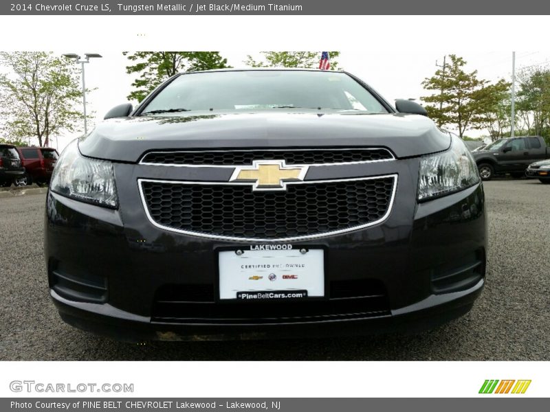 Tungsten Metallic / Jet Black/Medium Titanium 2014 Chevrolet Cruze LS