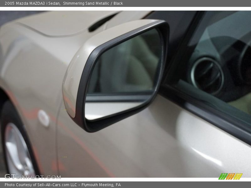 Shimmering Sand Metallic / Black 2005 Mazda MAZDA3 i Sedan
