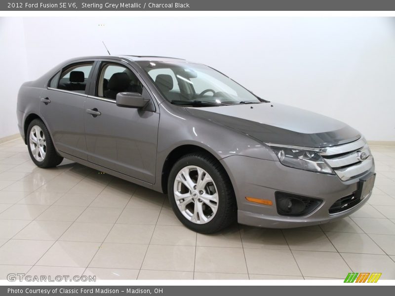 Sterling Grey Metallic / Charcoal Black 2012 Ford Fusion SE V6