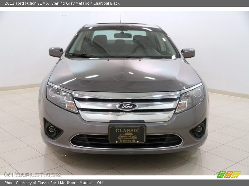 Sterling Grey Metallic / Charcoal Black 2012 Ford Fusion SE V6