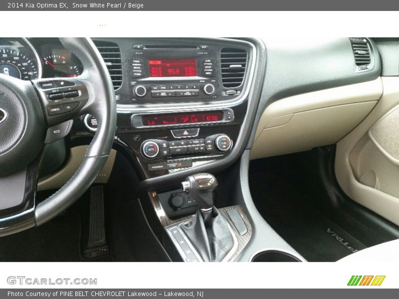 Snow White Pearl / Beige 2014 Kia Optima EX