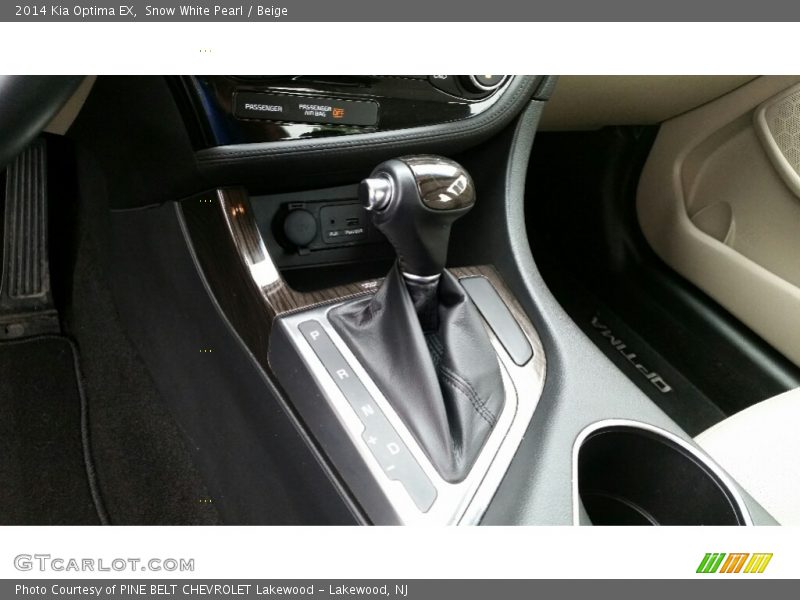 Snow White Pearl / Beige 2014 Kia Optima EX