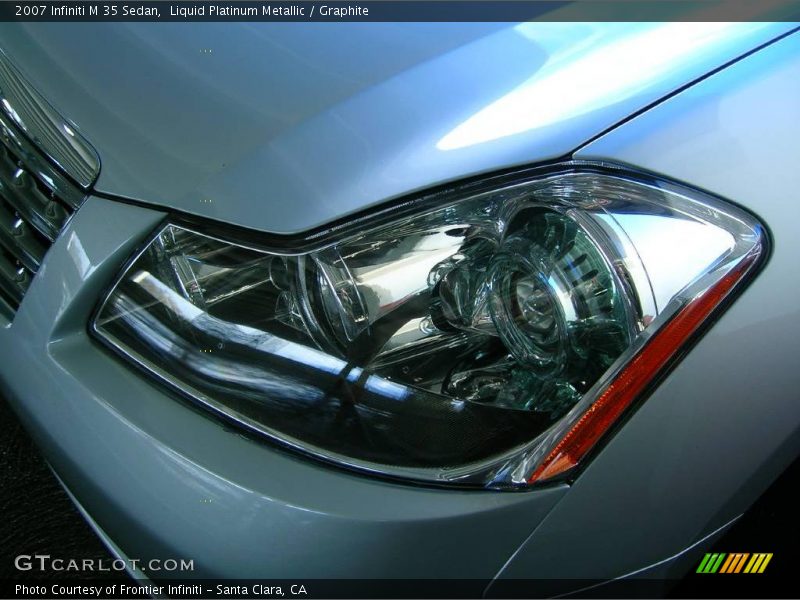 Liquid Platinum Metallic / Graphite 2007 Infiniti M 35 Sedan