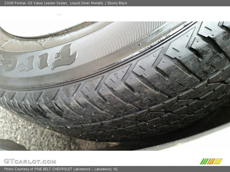 Liquid Silver Metallic / Ebony Black 2008 Pontiac G6 Value Leader Sedan