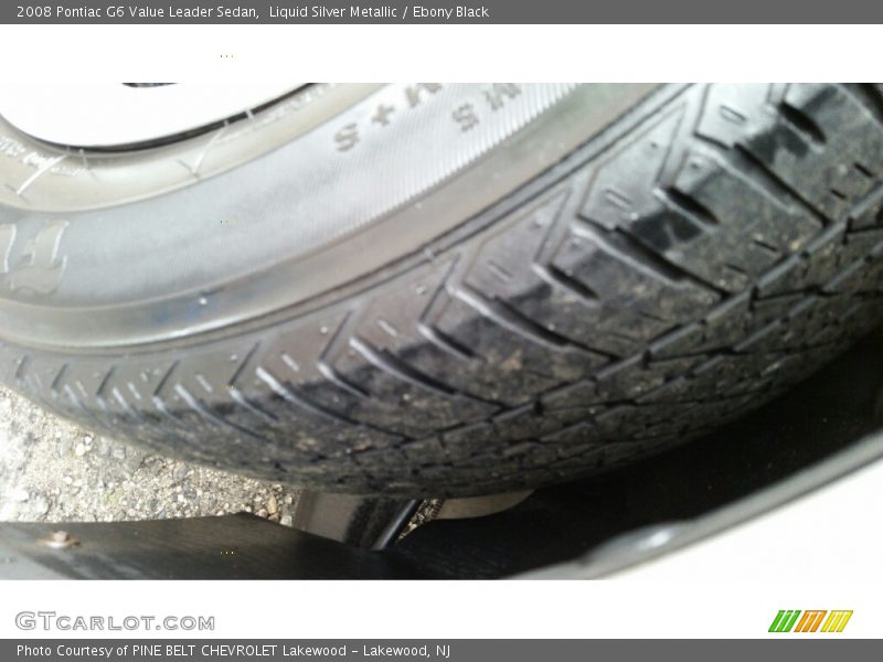 Liquid Silver Metallic / Ebony Black 2008 Pontiac G6 Value Leader Sedan