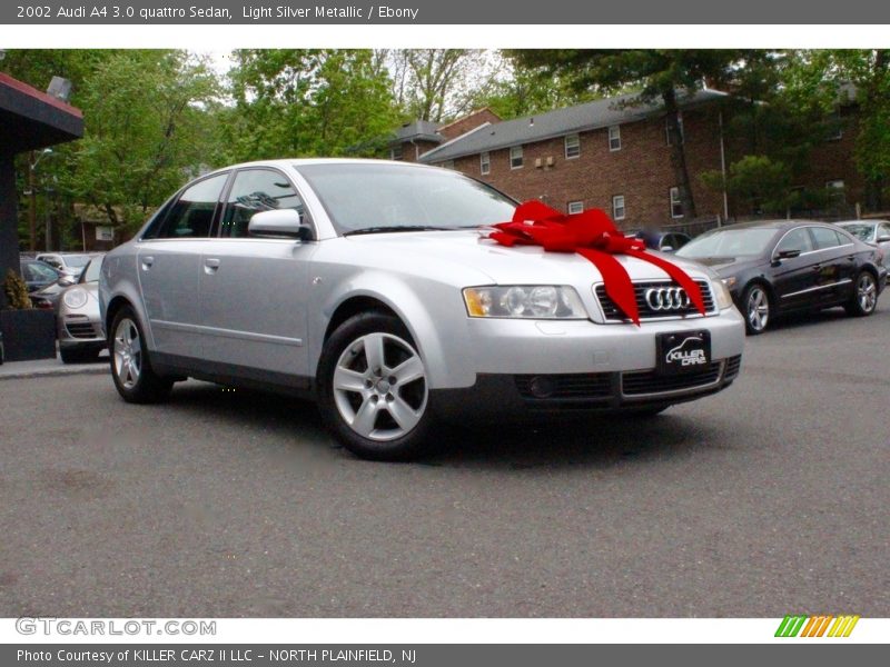 Light Silver Metallic / Ebony 2002 Audi A4 3.0 quattro Sedan