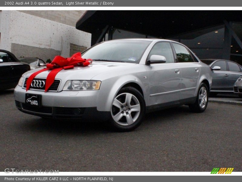 Light Silver Metallic / Ebony 2002 Audi A4 3.0 quattro Sedan