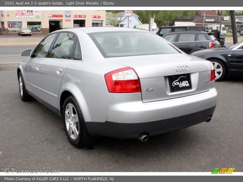 Light Silver Metallic / Ebony 2002 Audi A4 3.0 quattro Sedan