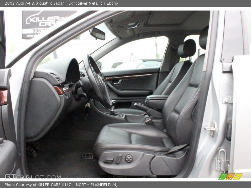 Light Silver Metallic / Ebony 2002 Audi A4 3.0 quattro Sedan