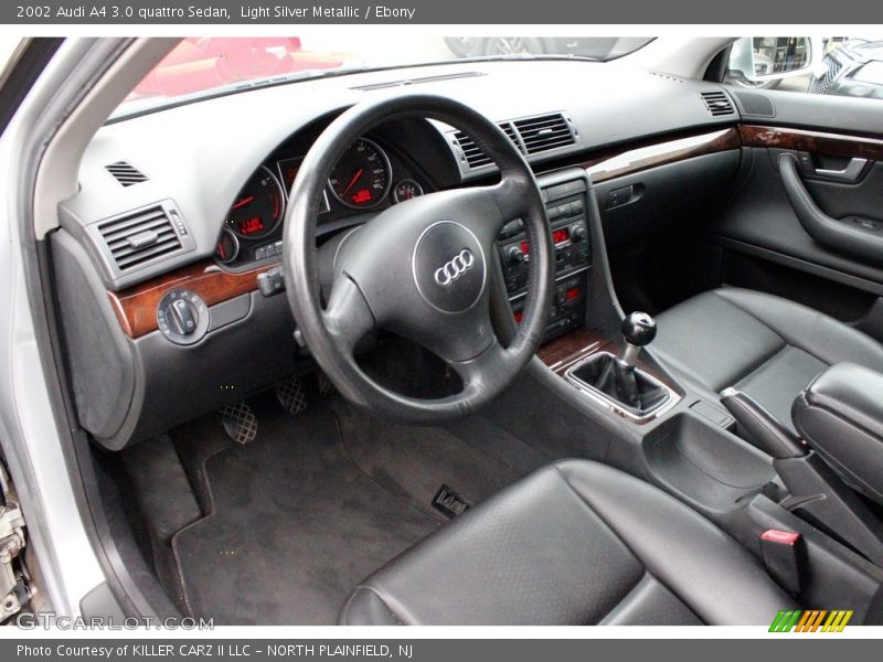 Light Silver Metallic / Ebony 2002 Audi A4 3.0 quattro Sedan