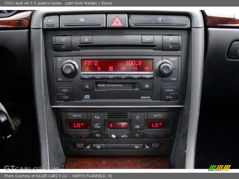 Light Silver Metallic / Ebony 2002 Audi A4 3.0 quattro Sedan