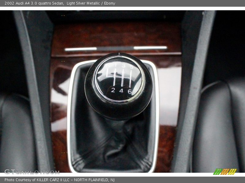 Light Silver Metallic / Ebony 2002 Audi A4 3.0 quattro Sedan