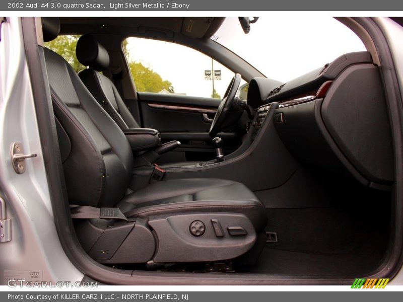 Light Silver Metallic / Ebony 2002 Audi A4 3.0 quattro Sedan