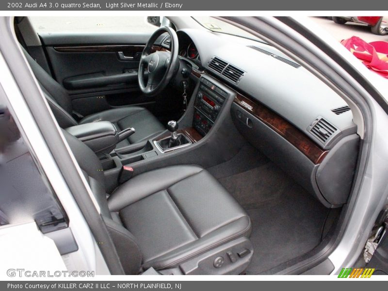 Light Silver Metallic / Ebony 2002 Audi A4 3.0 quattro Sedan