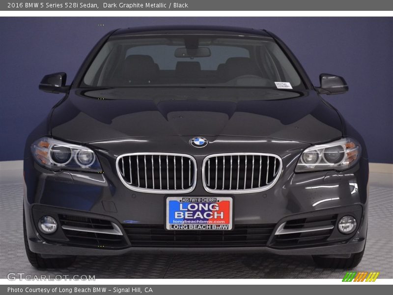 Dark Graphite Metallic / Black 2016 BMW 5 Series 528i Sedan