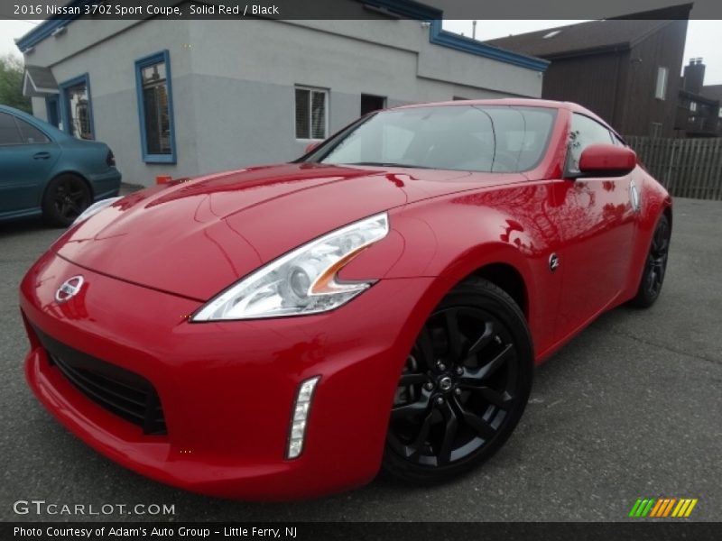 Solid Red / Black 2016 Nissan 370Z Sport Coupe