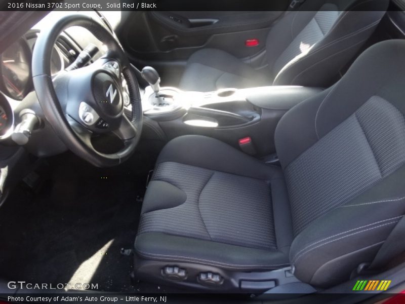  2016 370Z Sport Coupe Black Interior