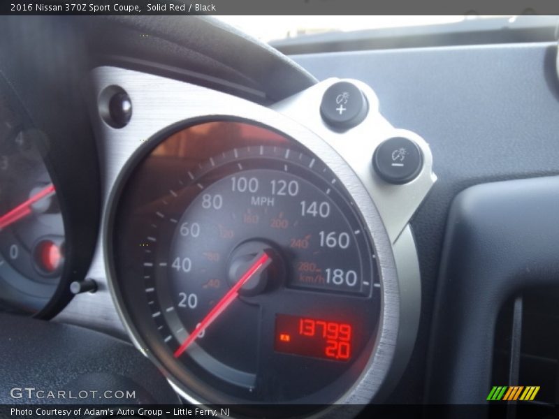  2016 370Z Sport Coupe Sport Coupe Gauges