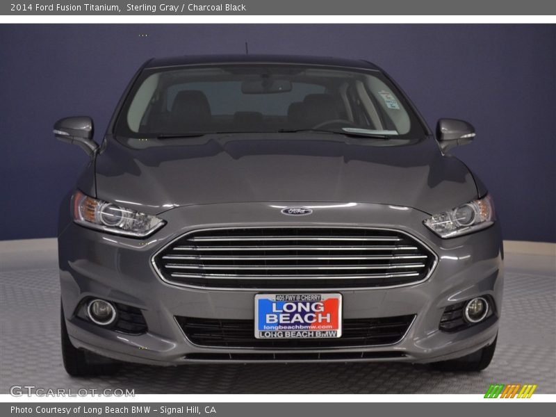 Sterling Gray / Charcoal Black 2014 Ford Fusion Titanium