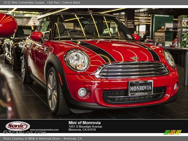 Chili Red / Carbon Black 2015 Mini Convertible Cooper