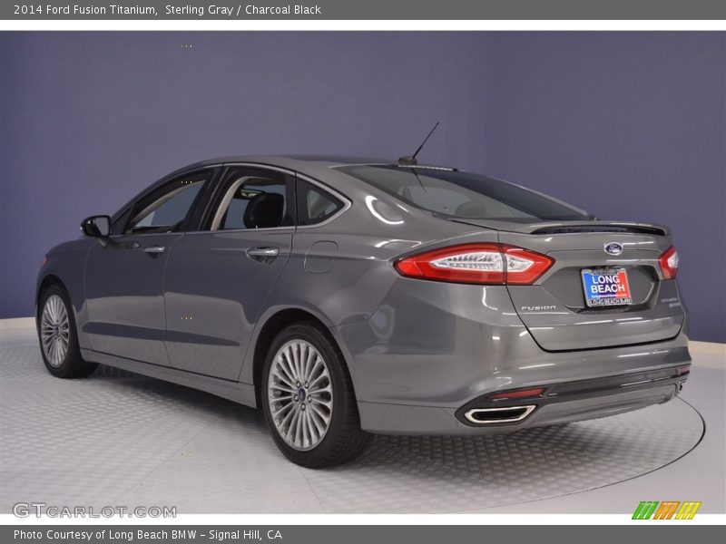 Sterling Gray / Charcoal Black 2014 Ford Fusion Titanium