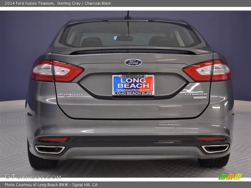 Sterling Gray / Charcoal Black 2014 Ford Fusion Titanium