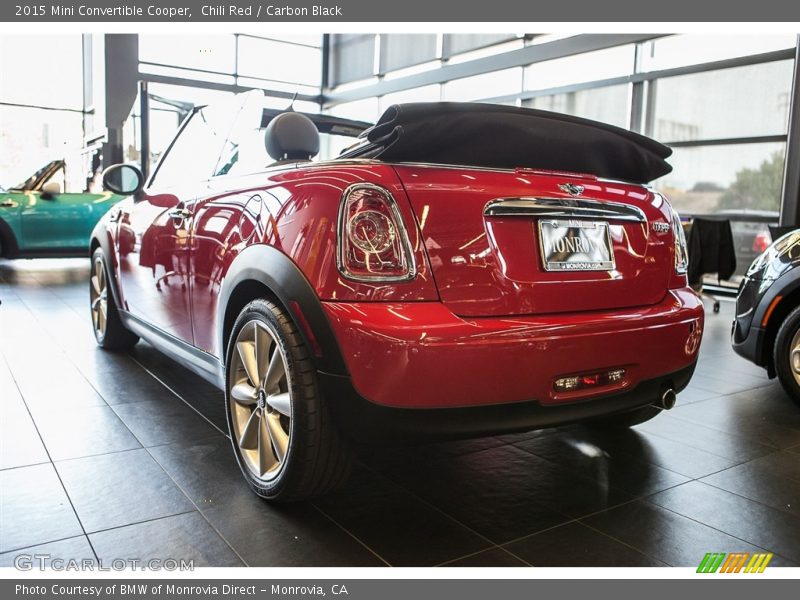 Chili Red / Carbon Black 2015 Mini Convertible Cooper